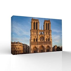 wall26 Canvas Wall Art Memory Cathédrale Notre Dame...
