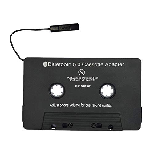 EUGNN Convert Car Answer Phone Cassette Adapter,Audio USB Charging Bluetooth Practical Car Cassette Player Adapter Work While Charging Support TF Card - Thumbnail 6