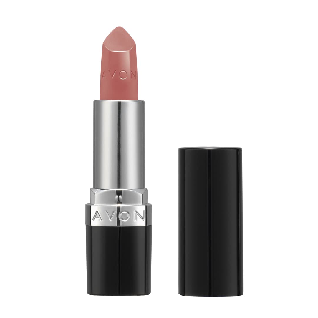 Avon Ultra Satin Lipstick Pout with Vitamin E, Avocado Oil and Sesame Oil for Creamy Rich Colour with a Satin Finish