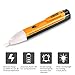 Voltage Tester, Dr.meter Non Contact Voltage Detector Pen 90-1000V AC Inductive Multi-meter Volt Meter with LED Flashlight/Auto Power Off