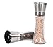 MOMONI Premium Stainless Steel Salt and Pepper Grinder Set - Elegant Salt and Pepper Mill - Adjustable Ceramic Rotor, from Coarse to Fine