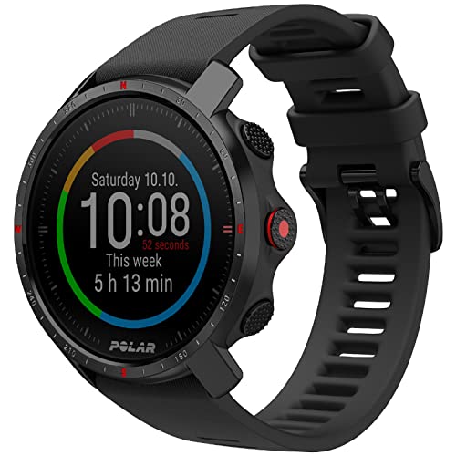 Polar Grit X Pro - Smartwatch Sportivo con GPS - Robustezza di Livello Militare, Vetro Zaffiro, Frequenza Cardiaca dal Polso, Navigazione - Eccellente per Sport Outdoor, Trail running, Hiking