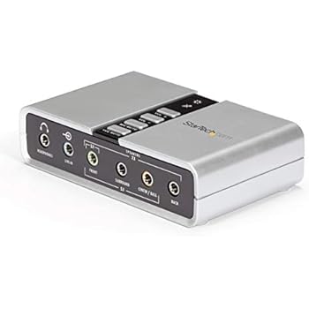 Startechcom 71 Usb Sound Card External Sound Card For Laptop With Spdif Digital Audio Sound Card For Pc Silver Icusbaudio7d