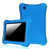 Fintie Shock Proof Case for Amazon Fire (Previous 5th Generation, 2015 7 inch) - Ultra Light Weight Shock Proof Kids Friendly Cover, Blue