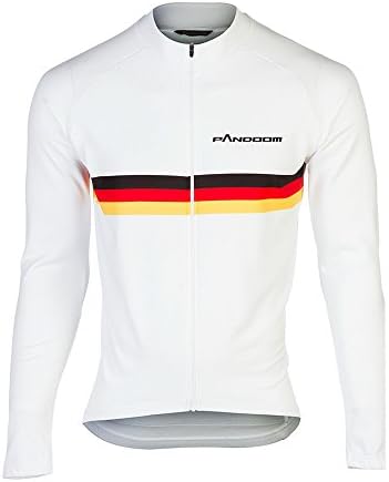 PANDOOM Outdoor Sports Men's Long Sleeve Cycling Jersey Bik Top Wear