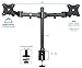VIVO Dual Monitor Articulating Desk Mount Stand with Height Adjustment and Open VESA Plates for 2 LCD Screens up to 27 inches, Horizontal Array, STAND-V002M