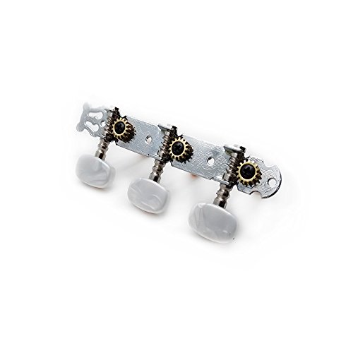 Timiy 2Pcs Adjustable Classical Guitar Tuning Pegs Set Classic Guitar Tuners Replacement