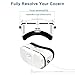 Merope Virtual Reality Headset 3D Glasses (White)