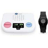 ADT Medical Alert Plus - in-Home Medical Alert System for Seniors - Cellular 4G Coverage, 600ft Pendant Range, Home Temperature Monitoring, 24/7 U.S. Based Monitoring (Black Wristband)
