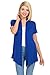 Pastel by Vivienne Women's Short Sleeve Open Front Vest