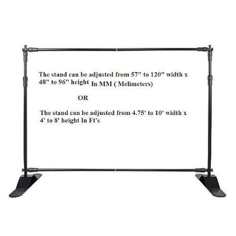 Bannerbuzz Adjustable Step And Repeat Telescopic Banner Amazon Co