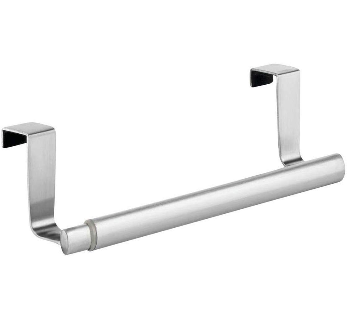 Stainless Steel Towel RackTowel Holder, Over Door Towel Bar,Practical Towel Holder for Kitchen Cupboards