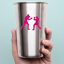 Transparent Decal Stickers of Boxers Boxing