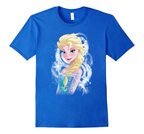 Mens disney frozen elsa snowflake swirls graphic t-shir…