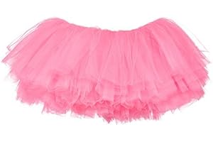 My Lello Little Girls 10-Layer Short Ballet Tulle Tutu Skirt (4 mo. - 3T)