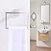 Hand Towel Ring, Aomasi SUS304 Stainless Steel Suqare Bath Towel Holder Modern Style, Brushed Nicked…