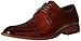 STACY ADAMS Men's Dickinson Cap Toe Oxford, Cognac, 11.5