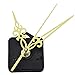 Mudder Quartz Wall Clock Movement Mechanism Golden Hands 3/ 25 Inch Maximum Dial Thickness, 1/ 2 Inch Total Shaft Length