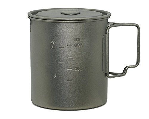 Valtcan Titanium 750ml Pot for Camping Coffee Tea Backpacking Bushcraft Fire Mug Cup with Lid and Stuff Sack - Thumbnail 2