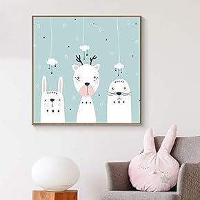 Floating Framed Canvas Wall Art for Living Room, Bedroom Canvas Prints for Home Decoration Ready to Hang - 16x16 inches