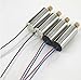 DeeRC CW/CCW Motor Spare Parts for JJRC H8C H8D DFD F183 RC Quadcopter,With Metal Gear
