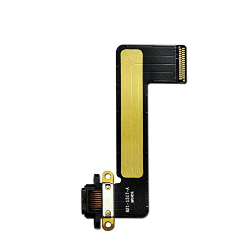 Charging Port Connector Dock Flex Cable Replacment for Ipad Mini (Black)
