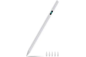 iPad Pencil with Magnetic&5 Extra Tips,USB-C Faster Charge,Stylus Pen Compatible with iPad 6-11th/A16,Air M3/M2/3-5th,Pro M5/