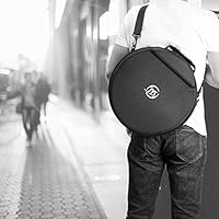 Vkarh Crossbody Storage Bag for Ns Switch Fitness Ring, Portable Travel Bag for Switch Host with Joy-con Handle 10 Game Cards Ring-con and Leg Strap