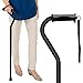 Vive Walking Cane for Women, Men, Elderly - Patented Offset Grip - Lightweight Adjustable Walking Aid with a Non-Slip Tip - Sturdy Balancing Mobility Aid for Seniors, Supports Up to 250lbs