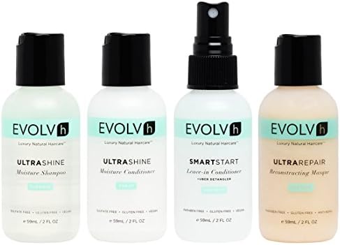 EVOLVh - Organic Restore Discovery Kit For Healthy Hair (Paraben free, Sulfate free, Vegan)