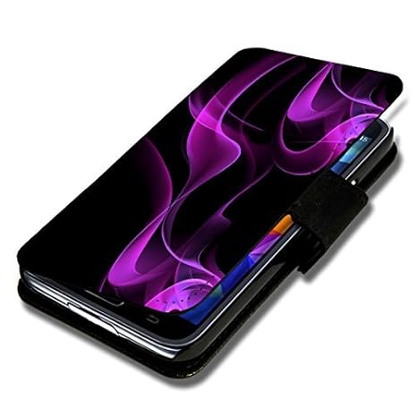 Book Style Handy Tasche - Design WD15 - für ZTE Blade L3 - Cover Case Schutz Hülle Etui Schutzhülle - (Bulk)