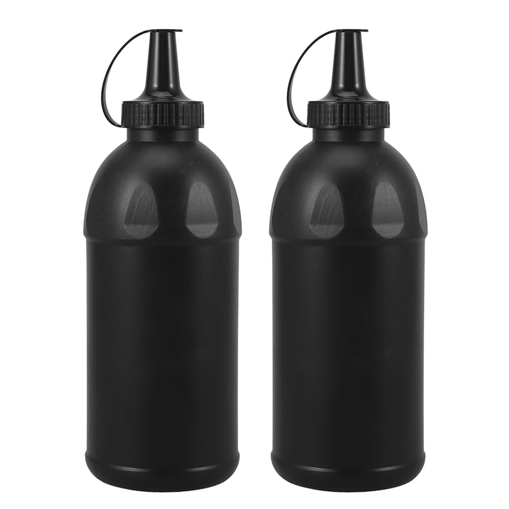 Abaodam Large Capacity Storage Bottles for Kids Toy Organizer Plastic Craft Containers for Bead Storage Indoor Outdoor Play 2 Pack