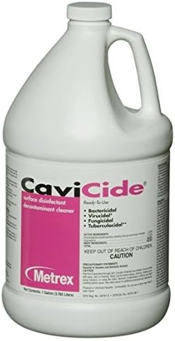 Metrex 13-1000 CaviCide Surface Disinfectant/Decontaminant Cleaner, 1 gal Capacity (2-Pack)