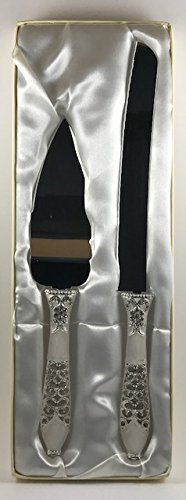 Wedding Cake Knife and Server Set – Knives for Wedding Cakes – Wedding Cutting Cake Set – Practical Knives for Cutting Wedding Cakes – Serving Utensils – Cake Servers