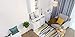 VASAGLE Bathroom Floor Storage Cabinet with Single Door Adjustable Shelf White UBBC45WT