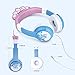 OneOdio Kids Over Ear Headphones - 85dB Volume Limited Headsets for Children, Durable, Adjustable, Lightweight Earphones with 3.5mm Jack for iPad, Kindle, Computers and Tablet (Crown Headband/Blue)