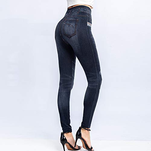 Dihope, Dameslegging, leggings, skinny, dun, hoge taille, vlinder, bedrukt, slim fit, stretch, elastisch, casual… - Image 5