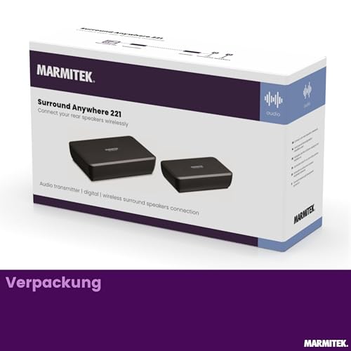 Marmitek 08200 Digital Wireless Surround Sender Black