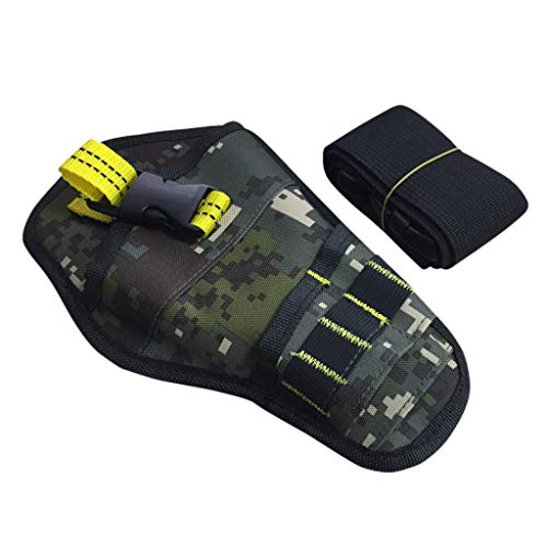 Highpot Camouflage Drill Holster Portable Impact Driver Drill Holder with Waist Belt Multi-Functional Electric Tool Pouch Bag for Cordless T-Drills, Wrench, Hammer, Screwdriver