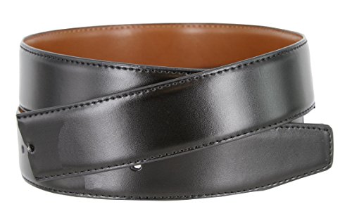 Smooth Reversible Leather Dress Casual Belt Strap for Men 1-3/8