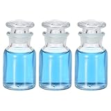 PATIKIL Reagent Media Bottle, 3 Pcs 30ml Glass Wide