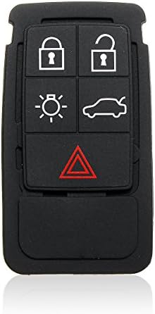 FATO. 5 Buttons Remote Key Rubber Pad Replacement for Volvo S60 S80 XC70 XC90