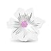 Case-Mate - Car Charms - Decorative Metal Plate + Car Vent Mount - White Flower