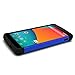 Nexus 5 Case, MagicMobile [Dual Armor Series] Hybrid Impact Resistant Google Nexus 5 Shockproof Tough Case Rugged Hard Plastic + Rubber Silicone Skin Protective Case for LG Nexus 5 - Black / Blue