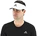 adidas Men's Superlite Performance Visor, White/Black, One Size
