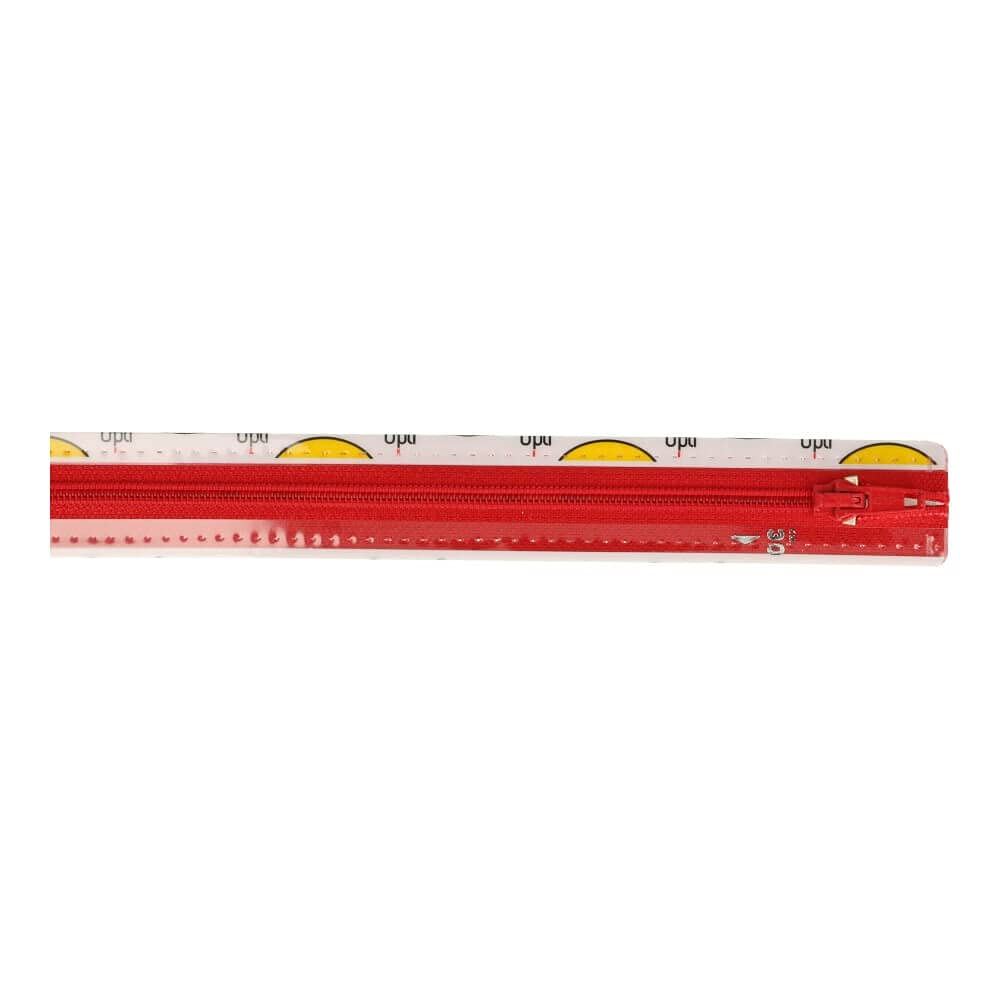 Opti S60-25-00722 100% Polyester Zip, 00722 Red, 25 cm