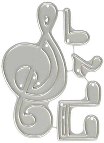 Paper Smooches DED295 Music Notes Die