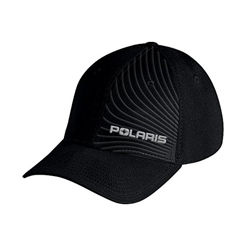 OEM Polaris Youth Black Slope Cap Baseball Hat One Size Fits Most