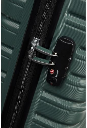 Flashline - Spinner S, bagagli a mano, 55 cm, 34 L, verde (foresta scura)