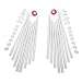 One-Cord Channel Cable Concealer - CMC-03 Cord Cover Wall Cable Management System - 250" Cable Hider Raceway Kit for a Power Cord, Ethernet Cable, Speaker Wire - 16X L15.6in, W0.59in H0.39in, White